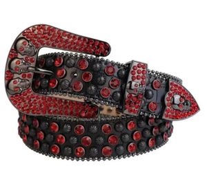 Designer BB Belt Simon Belt voor mannen Women Glanzende diamantgordel met bling steentjes tailleband