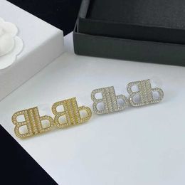 Designer bb oorbellen gouden sieraden oorbellen hanger thuis Parijse stijl nieuwe live vibrato oorbellen