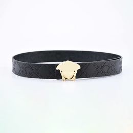 Designer Bb Simon Belt Ack Ceintures rayées Or Sier et Boucle Noire Mode Hommes Femmes Ceinture Largeur 3.8cm