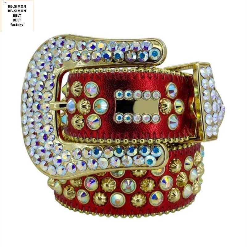 Diseñador BB Simon Belts para hombres Mujeres Marcas de moda de diamantes brillantes Marcas de moda de lujo multicolor con diamantes de imitación bling como regalos2