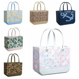 Designer strandtas voor vrouwen, grote capaciteit eva prints handtas bakken