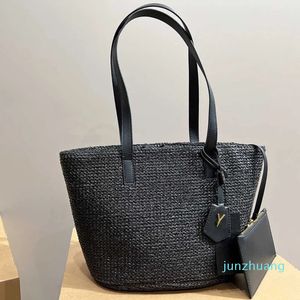 Designer-sacs de plage femmes sac de créateurs sacs de voyage d'été mode raphia plage fourre-tout luxe tissé sac de paille sacs à main sac à main