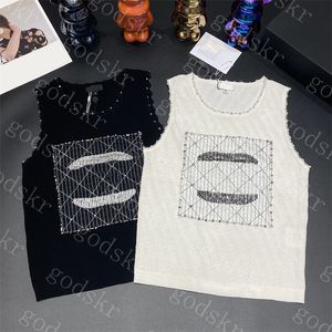 Chars perles de créateur femme thembir thembets tricots camisoles de mode