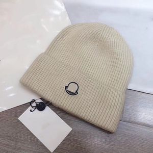 Designer Bean hoed Mode letter heren en dames casual hoed Herfst en winter kwaliteit wollen gebreide muts Kasjmier hoed 8 kleuren