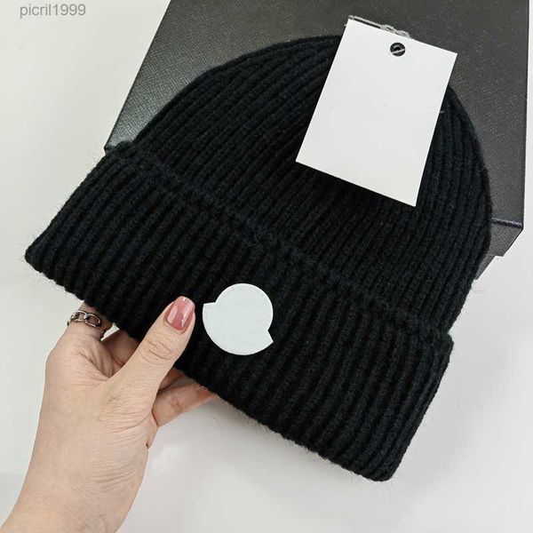 Designer Beanie Hat Lettre de mode Chapeaux décontractés pour hommes et femmes Automne Hiver Laine de haute qualité Bonnet tricoté Cachemire Caps Couleurs