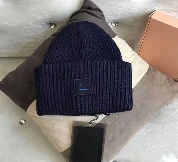 Gorro de diseñador Gorro de lujo para mujeres hombres capó carta Sombrero de lana Sombrero de punto de invierno Sombrero de lana Sombrero frío Moda simple pareja a juego sombrero