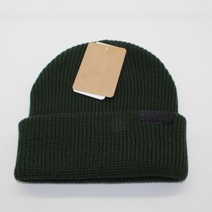 Bonnet de styliste en laine de couleur unie pour hommes et femmes, bonnet tricoté à la mode, bonnet d'hiver chaud de rue