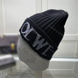 Designer beanie in wollen muts voor heren dames borduurwerk Letter L hoeden winter gebreide muts kasjmier mutsen zwarte petten ontwerpaccessoires heren sjaal