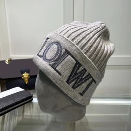 Designer Beanie tricoté pour les hommes Bonnets Bonnets Hiver Chapeaux de crâne thermique Thermul