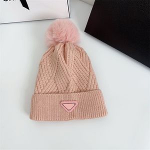 Bonnet de créateur tricoté chapeau d'hiver femmes filles mode polyvalent décontracté sans bords chaud cachemire chapeaux livraison directe