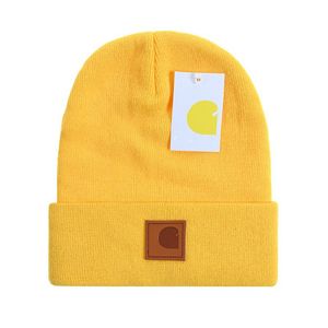 Bonnet de créateur bonnet d'hiver bonnet lettre chapeaux de loisirs classique hiver chaud chapeaux tricotés cadeau de Noël K-13