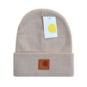 Bonnet de créateur bonnet d'hiver bonnet lettre chapeaux de loisirs classique hiver chaud chapeaux tricotés cadeau de Noël K-14