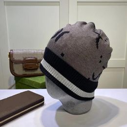 Designer Beanie Berretto di lusso Cappello lavorato a maglia Teschio Inverno Cappello unisex Cashmere Lettere Casual Outdoor Bonnet Cappelli in maglia Moda 10 colori