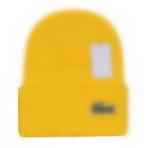 Designer Beanie Bonnet tricoté de luxe ins populaire hiver unisexe cachemire crocodile décontracté extérieur Bonnet tricoté casquettes 18 couleurs L8