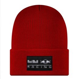 Designer Beanie Winter Heren Cap Italiaanse Trendy Warme Muts Klassieke Herenmode Stretch Wol Hoeden Heren Dames W-7