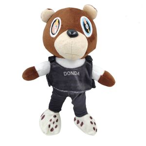 Designer Bear Dolls pluche speelgoed gevulde dieren Kanye teddy kamer decor voor kinderen kerstcadeaus