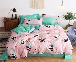Designer bed Comforters Sets Winter 4 stcs beddengoedsets ontwerper comfortabel home textiel dekbedoverkap kussensloop beddengoed 3707403