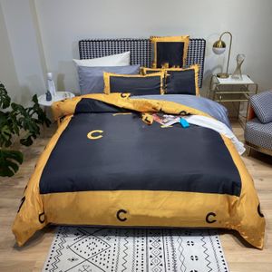 ensembles de literie design luxe queen size housse de couette drap de lit taies d'oreiller designers de haute qualité ensemble de couette taies d'oreiller