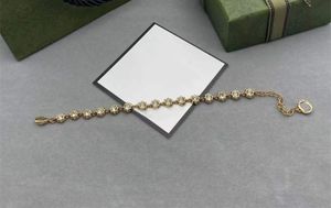 Dames koperen designer kettingarmband schakelketting diamanten armbanden voor mannen en vrouwen verjaardagscadeau met doos 1121A