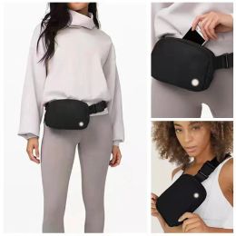 Nylon Outdoor Fanny Pack Lulu en todas partes bolsas para el cinturón para mujer Lu Luxurys Tote Bumbag Pack Pack Yoga Cintura de la cintura Sport Sporter Diseñador de la cintura Cintura del embrague Bum Bols