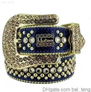 ceinture de designer bb ceinture simon mens ceinture pour femmes ceintures de diamants brillants noir sur noir bleu blanc multicolore avec strass bling comme cadeau ceinture Usine baiteng1