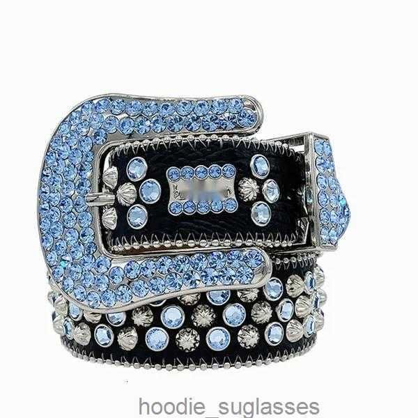 Ceinture de designer BBS Simon Ceintures pour hommes Femmes Ceinture de diamant brillant sur noir bleu blanc multicolore avec strass bling comme cadeau s Zg1j