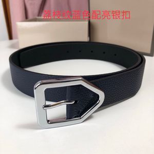 Ceinture de créateur couple ceintures pour hommes 35MM de qualité supérieure Réplique officielle de la marque de luxe Fabriqué en cuir de veau véritable avec ceinture à boucle avancée pour homme FT007