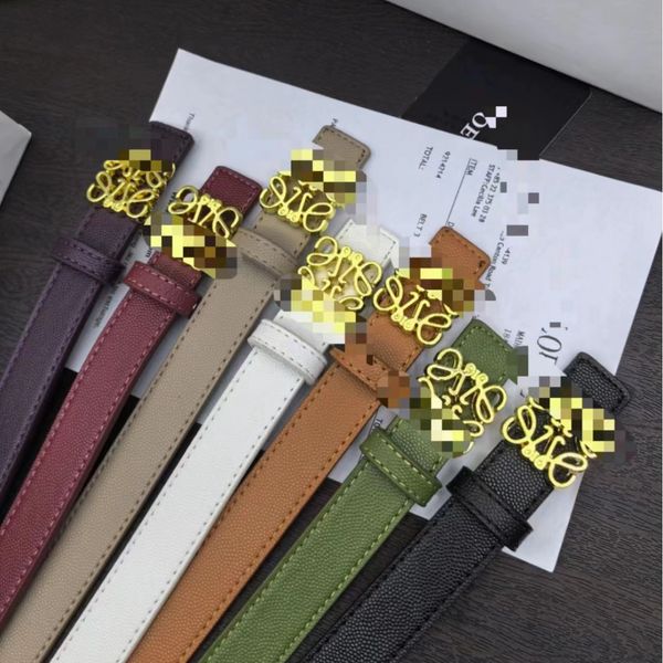 Ceinture de créateur ceinture de mode Femmes de la ceinture classique marque polyvalente ceinture décorative minimaliste lettre colorée colorée simple