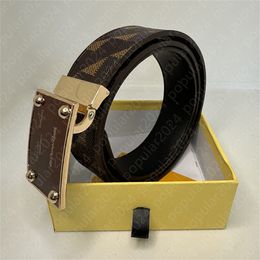 Boucle de mode de ceinture de créateurs Générette en cuir Mentide Cintura Beltes imprimées Largeur 38 mm 20 Hortement qualité avec lettre de luxe