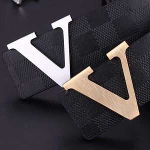Cinturón de diseñador Hebilla de moda Cinturón de cuero genuino Ancho 4.0 cm 20 estilos Alta calidad con caja Diseñador Hombres Mujeres Cinturones para hombre