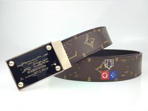 Ceinture de créateur boucle de mode ceinture en cuir véritable largeur 38mm crios de haute qualité avec boîte designer hommes femmes ceintures pour hommes