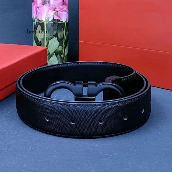 Designer Belt Fashion Buckle Geatine Leather Belt Men Woman Woman Robe Robe LETTER CLASSIQUE 8 Luxury Black Waistband Designers Belts Largeur 6408