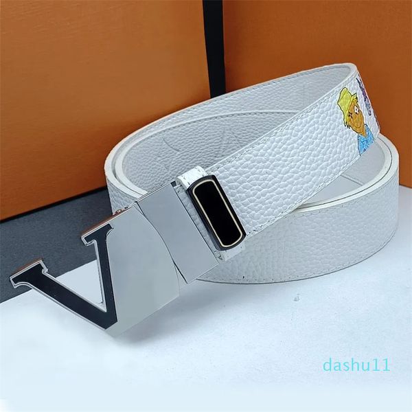 Cinturón de diseñador Cinturón de cuero con hebilla de moda Ancho 3,8 cm con caja Regalo de cinturón para hombres y mujeres de diseñador