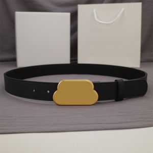 Ceinture de créateur de la ceinture de vache de vache pour femmes unisexes Business Belt Men de 3 cm de large 15 options