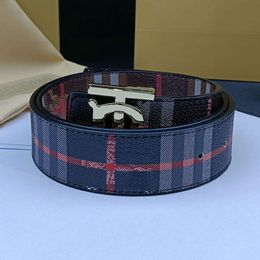 Ceinture de créateur mode hommes femmes robe formelle jeans ceintures or argent bronze lettre boucle ceinture motif rayé double face en cuir largeur de la ceinture 3,8 cm