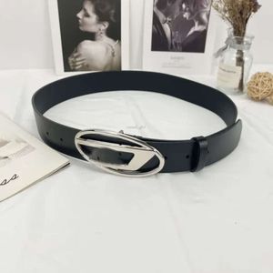 Designer Riem Mode Nieuwe D Brief Disel Zilveren Gesp Riem voor Mannen en Vrouwen Niche High-end Veelzijdige Diesel riem 922