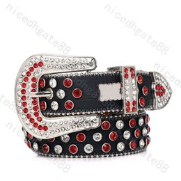 Ceinture de créateur pour homme Bb ceinture en strass présente grande grande aiguille boucle lettre mode ceinture homme large cuir hommes ceinture mode jeans ornements brillant GA05 I4