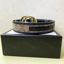 Designer Belt for Men Fashion Canvas Belts G Echt lederen heren Zwarte gesp tailleband Cintura Ceintures Women Width 3,8 cm