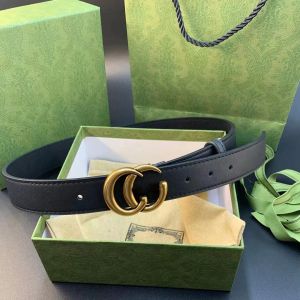 Ceinture de créateurs de haute qualité pour femmes ceinture de concepteur de luxe ceinture en cuir classique avec lettres en or en largeur de 3,8 cm de largeur en cuir authentique