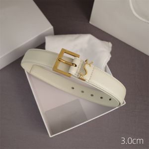 Ceinture de créateur pour femmes ceintures de luxe pour hommes en cuir authentique 3 0cm de largeur de largeur boucle cintura