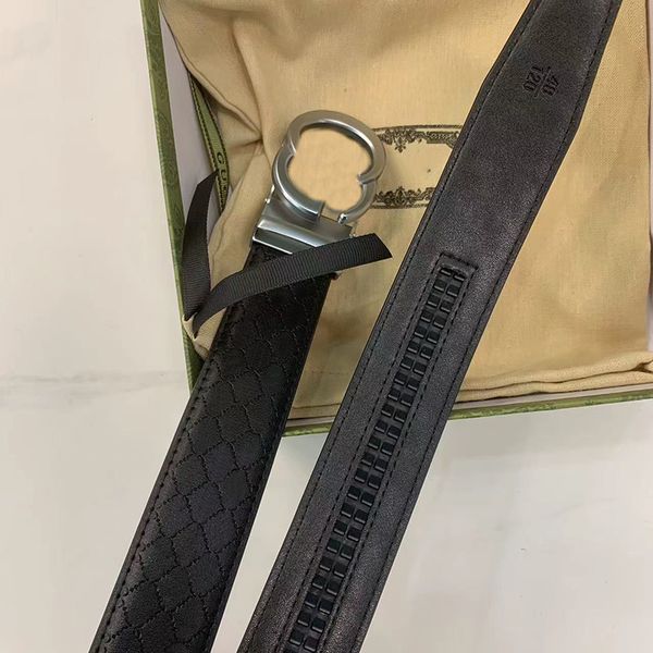 Cinturón de diseñador Letra g Diseñadores Cinturones de cintura Cinturones clásicos de lujo Cinturones de piel de vaca Cinturones casuales de cuero para hombres Cinturón con hebilla automática Ancho 3.8 cm Regalo G231220XQ-5