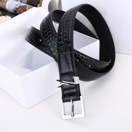Cinto de designer Cintos de luxo para mulheres e homens Fivela de agulha Estilo clássico simples e elegante 3,0 cm 95-115 cm Peça versátil