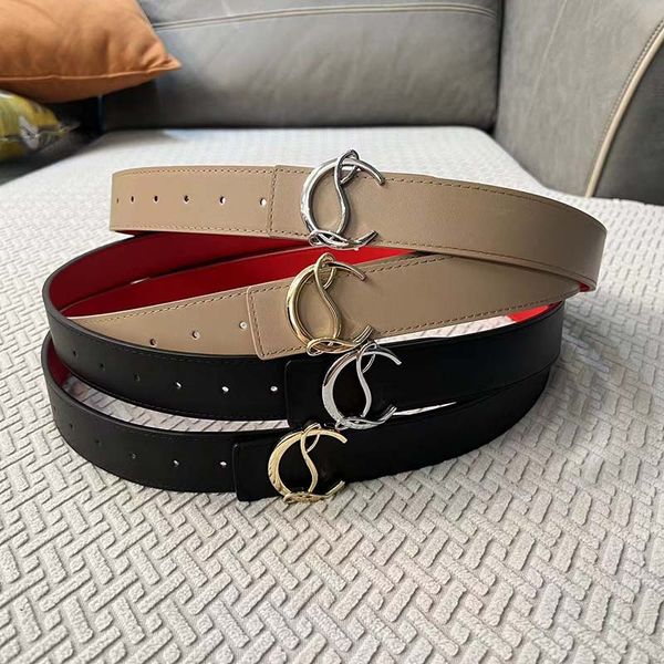 Cinturón de diseñador cinturón de hombre cinturón de mujer cinturón de lujo cinturón de cuero Letras Hebilla de aleación Cinturón inferior rojo 17 colores cinturón de moda ceinture luxe cinturón elegante cinturón negro y rojo caja de regalo