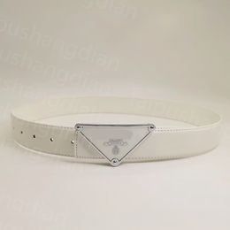 Designer Ceinture Hommes Marque Femmes Ceinture pour Femmes Classique Lettre P Triangle Boucle 3.2 cm Largeur Ceinture De Luxe Unisexe Ceintures Haute Qualité Véritable Ceinture En Cuir pour Hommes