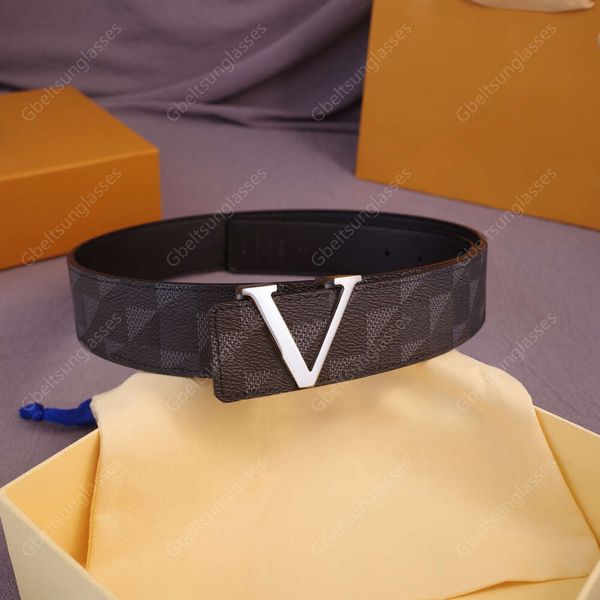 Ceinture de créateur hommes peau de vache or argent noir boucle Markdown vente Cinturon Mujer mode ceinture de luxe marque lettres ceintures pour jean version de qualité supérieure