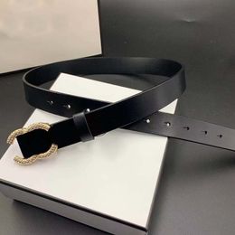 Cinturón de diseñador cinturón de cuero para hombre ancho 3,0 cm moda clásica reunión social negocio adecuado Los regalos para reuniones sociales son hermosos