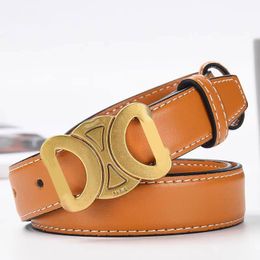 Ceinture de ceinture de concepteur Courtelles pour femmes concepteurs 2,5 cm de ceinture mince Tissu à la ceinture Copper Cintura Ceinture Luxe Luxury Designer Black Black