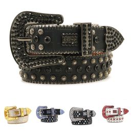 Ceinture de ceinture de ceinture de concepteur pour femmes designer designer ceinture de ceinture Hip Hop Rock Trend bijoux incrusté en cristal diamant ceinture concepteur ceinture de ramiage