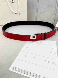 Cinturón de diseñador Cinturón para hombre Cinturones de hebilla de moda Hebillas de aguja de lujo Cinturones estrechos para mujer Marca con cajas de embalaje Longitud ajustable Rojo 30 de noviembre