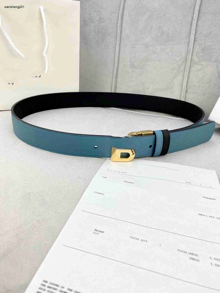 Ceinture de designer Ceinture pour hommes Ceintures à boucle de mode Ceintures de luxe Boucles à aiguilles Femmes Ceintures étroites Marque avec boîtes d'emballage Longueur réglable Bleu ciel 30 novembre hi-q